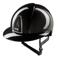 Casco Kep Cromo 2.0 shine nero con visiera polo Sottogola nero