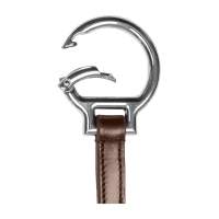 Forchetta di martingala Waldhausen X-Line con anelli Snap Marrone