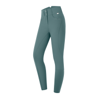 Pantaloni da equitazione ELT Mathilda Glam a vita alta Verde pino