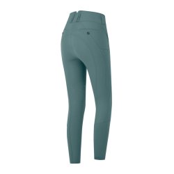 Pantaloni da equitazione ELT Mathilda Glam a vita alta Verde pino