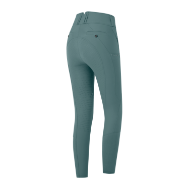 Pantaloni da equitazione ELT Mathilda Glam a vita alta Verde pino
