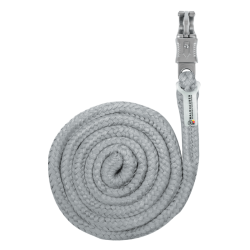 Lunga da cavezza Waldhausen Plus con moschettone anti-panico Grigio cromo Lunga da cavezza Waldhausen Plus con moschettone anti-panico Grigio cromo