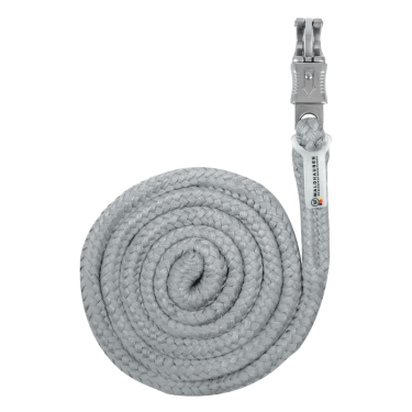 Lunga da cavezza Waldhausen Plus con moschettone anti-panico Grigio cromo Lunga da cavezza Waldhausen Plus con moschettone anti-panico Grigio cromo