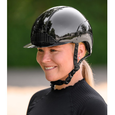 Casco da equitazione Swing H24 lucido Nero lucido