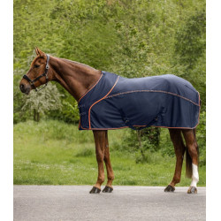 Coperta estiva anti-mosche Walshausen Cooler Blu notte / arancione