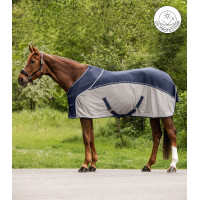 Coperta estiva anti-mosche Walshausen Cooler Blu notte / grigio Multicolore