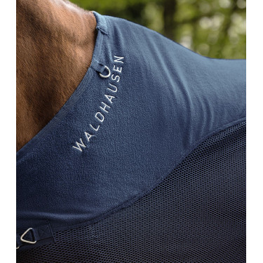 Coperta antimosche in pile Waldhausen Comfort Blu notte