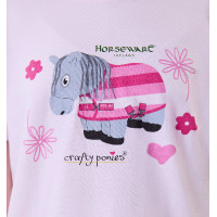T-shirt bambino Horseware Crafty Pony Rosa Horseware