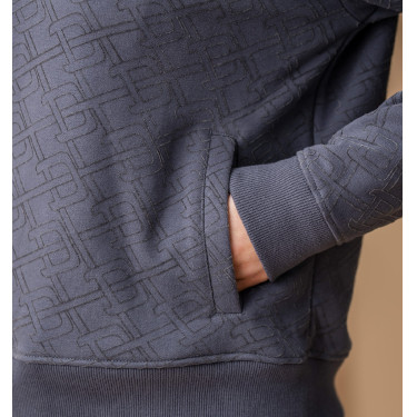 Felpa da donna Horseware AA Gabriella con mezza zip Antracite Grigio