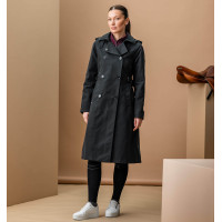 Cappotto trench da equitazione Horseware AA Isabella donna Nero