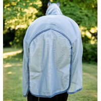 Coperta anti-mosche Horseware Amigo Integrated Blu mélange / blu / argento Coperta anti-mosche Horseware Amigo Integrated Blu mélange / blu / argento