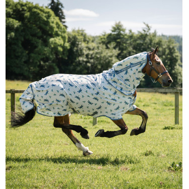 Coperta anti-insetti Horseware Amigo Bug Rug XL Plus Motivo libellula / argento / blu / salvia Motivi Coperta anti-insetti Horseware Amigo Bug Rug XL Plus Motivo libellula / argento / blu / salvia Motivi