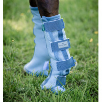 Paragambe anti-mosche Horseware confezione da 2 Blu mélange / blu / argento