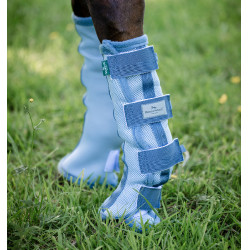 Paragambe anti-mosche Horseware confezione da 2 Blu mélange / blu / argento Paragambe anti-mosche Horseware confezione da 2 Blu mélange / blu / argento