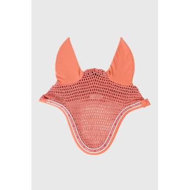 Cuffia per cavallo Harcour Blaky Pompelmo Rosa