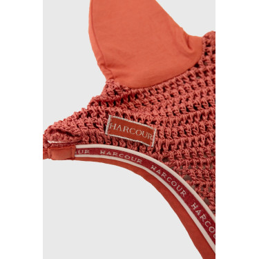Cuffia per cavallo Harcour Blaky Pompelmo Rosa