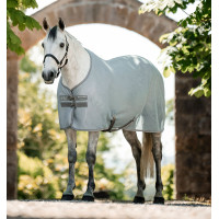 Coperta in rete asciugante AirNet Amigo Blu mélange / grigio titanio / argento