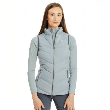 Gilet senza maniche Horseware Stride donna Blu mélange