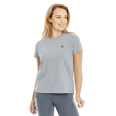 T-shirt Horseware a maniche corte Active donna Blu mélange
