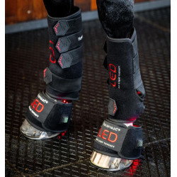 Mini Paragliera Terapeutica Horseware con Luce Rossa LED Nero / nero