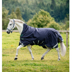 Coperta da esterno Rambo 1680D Wug 50g Blu marino / verde cacciatore / argento