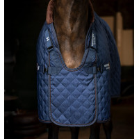 Coperta da box Signature 200 g Horseware Blu navy / marrone / argento