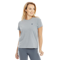 T-shirt Horseware a maniche corte Active donna Blu mélange