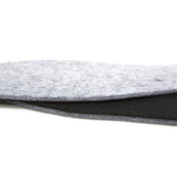 Sottopiedi in feltro Back On Track Nero