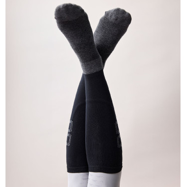 Calze da equitazione Horseware Crystal Alessandro Albanese Nero