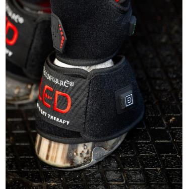 Mini Paragliera Terapeutica Horseware con Luce Rossa LED Nero / nero