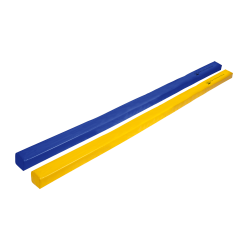 Barre a terra Waldhausen in gommapiuma, set da 2 Blu / giallo