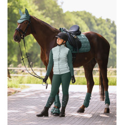 Cuffia antimosche Waldhausen Performance Verde pino