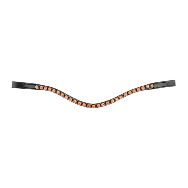 Briglia Star oro rosa Nero