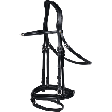 Briglia Waldhausen X-Line Charmbit Nero