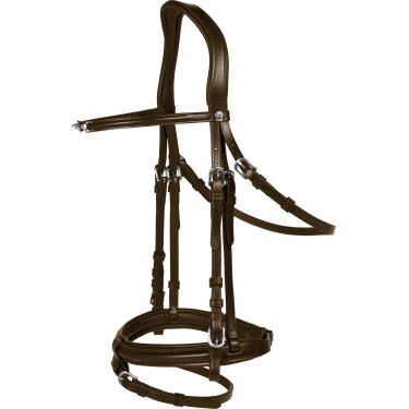 Briglia Waldhausen X-Line Charmbit Marrone