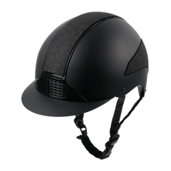 Casco da equitazione Swing H24 Shine Nero opaco