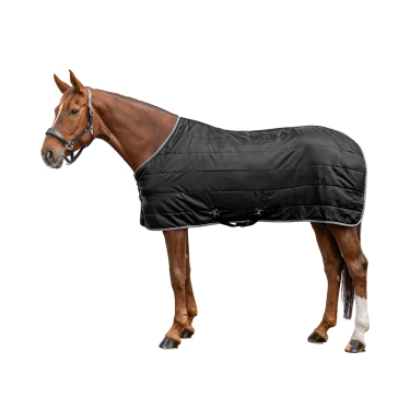 Coperta da scuderia Economic Waldhausen 100 g Nero