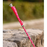 Frustino da dressage Waldhausen per bambini con piccoli cuori Rosa