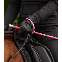 Frustino da dressage Waldhausen per bambini con piccoli cuori Rosa