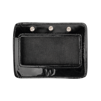 Numeri rettangolari in pelle verniciata Waldhausen Nero