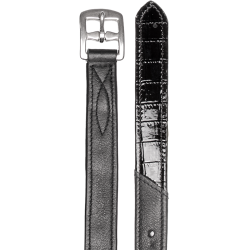 Staffili in pelle di coccodrillo Waldhausen X-Line Nero