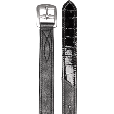 Staffili in pelle di coccodrillo Waldhausen X-Line Nero