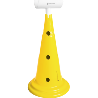Schede ostacoli Waldhausen per coni, set da 4 Bianco