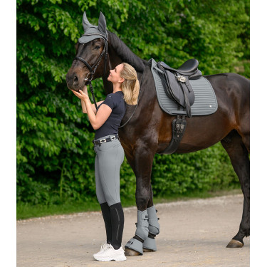 Paragambe da dressage Waldhausen Air Performance Grigio cromo