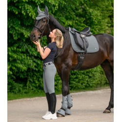 Paragambe da dressage Waldhausen Air Performance Grigio cromo