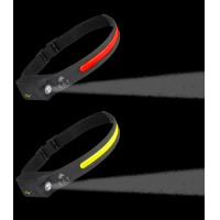 Lampada frontale LED con sensore ELT Nero