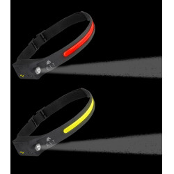 Lampada frontale LED con sensore ELT Nero