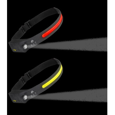 Lampada frontale LED con sensore ELT Nero