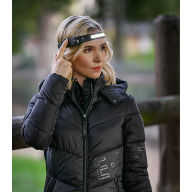 Lampada frontale LED con sensore ELT Nero