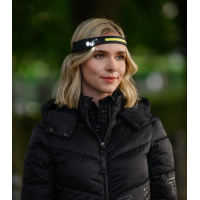 Lampada frontale LED con sensore ELT Nero